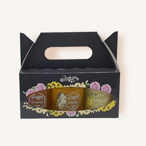 Csodarét Mézválogatás Fekete Füles Kartonban 3x250g
